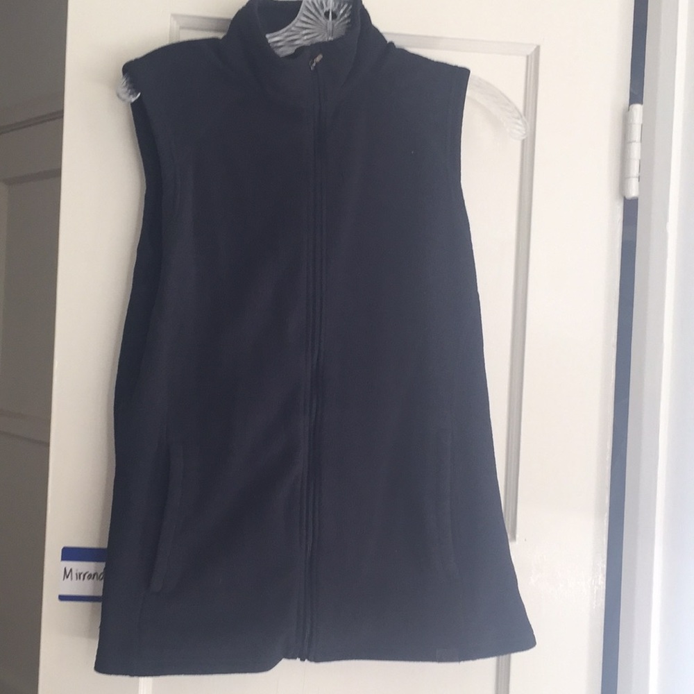 EMS, black, zip up vest